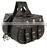 Motorcycle Motorbike Saddle Bag Leather Place 2 pc Waterproof PVC Studded  Motorcycle Saddlebag Luggage Set Touring