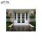 Modern House Grill Design Pvc Double Glass Entry Door for Garden