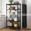 Nordic organization Kitchen cabinets foldable microwave oven rack metal kitchen storage organizer containers