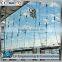 Long span low carbon steel glass curtain wall