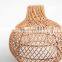 Unique Wicker Handmade Lampshade, Rattan Lamp Shade, Pendant Wicker Lamp Cheap Wholesale