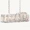 New Modern Luxury HARLOW Crystal Rectangular Chandelier for Living Room Restaurant Bedroom Hotel Home Decor Modern Lighting