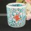 colorful ocean style mosaic glass candle holders