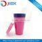Cheap double wall plstic PP mug