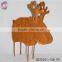 animal metal garden art rusty metal reindeer ornaments