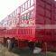 used 11m Howo container flatbed truck trailer / cheap low flatbed trailer in Shanghai