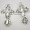 Catholic Alloy Rosary Bracelet Crucifix Cross