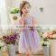 2016 summer korean style children clothes baby girl net princess dresses for girls of 7 years old