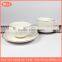 bone china cup and saucers delicate high grade fine thin porcelain coffee tea cup and saucer with golden or silver painting line