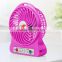 rechargeable mini table fan with USB charger,Battery Charger Table Fan