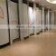 12mm blue glossy hpl formica public toilet partitions