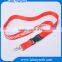 Customized single key lanyard with connect buckle