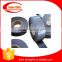 Isotropic rubber magnet strip and magnet rolls