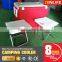 Camping Cooler Box With Fold-able Table and Chair