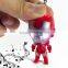 Plastic LED Iron Man Keychains with Sound Lovely Children