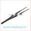 18cm stainless steel tweezers round elbow with tooth dressing clamp pliers cupping alcohol cotton