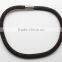 Factory Wholesale Stainless Steel Clasp Black Collar Necklace
