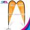 promotion outdoor stand teardrop beach flag