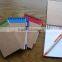 Promotion cheap and popular 140x90mm recycle notebook with pen