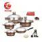 die- cast ceramic non-stick cookware sets