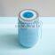 Sprayed colored mason candle with fragrance in white 12OZ sealed jar candle
