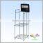 Modern Floor free standing newspaper display rack for newspaper