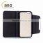 hot with lanyard and Coloured drawing 2 in 1 separated magnetic self stick pu leather flip Mobile phone case For iphone 5S 5G