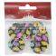 Fashion Colorful cloud printed wooden buttons 4 holes 3cm for fabric