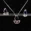 World Best Selling Products Blue Gemstone Rhinestone Jewelry Set