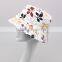 Lady Floral Print Bucket Hat Sun Cap