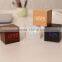 Best selling promotion cube colorful LED Wood alarm clock for home decoration comply with CE ROHS - S714