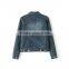 Lastest design men high quality denim skinny whiker scratch blouse out coat jeans jacket