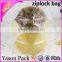 Yason clear plastic zipper bag zip plastic pouch plastic pe zip seal bags