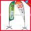 Outdoor full color printing teardrop advertising banner