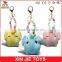 customize soft elephant keychain toys cheap plush animal keychain