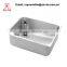 Europe Commercial Kitchen Catering Sink Scullery Basin with Splashback, Portable Stainless Steel Compartment Sink for Restaurant