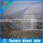 Professional solar high tunnel hot galvanized steel green houses for agriculture