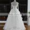 Real Works Boat Neck Long Sleeve Wedding Dresses 2015 Ball Gown