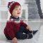 DB1220 dave bella 2014 autumn winter baby solid pullover kids sweater baby outwear baby clothes design knitwear pullover sweater