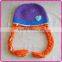 hand knit kids winter hats cartoon character frozen hats crochet girls anna hats