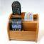 Creative multifunctional bambo cellphone holder,TV remote controlholder,sittingroom storage holder