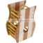 cute Set Of 6 Bamboo Cooking Utensil With Holder Baking bamboo Kitchen Tools