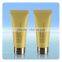 Pearlised Golden Plastic Facial Cleanser Sample Test Tubes