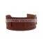 Custom wholesale fashion unisex handmade leather wrap bracelets