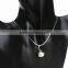 Latest Design Beads Girls Jewelry 18k Gold Plated Austrian Crystal Freshwater Pearl Necklace