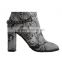 Brand quality animal figure PUwomen knee high boots 2015