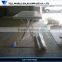 Artificial stone white l shape desk, office counter table