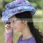 Elegant Church Organza Hat for Women With Organza Self Trim and Roses