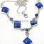 Handmade!! silver Necklece jewellery supplier wholesale Gemstone Earrings Cheap Designer Fashion Jewelry