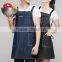 wholesale cheap Bib denim apron for waiter